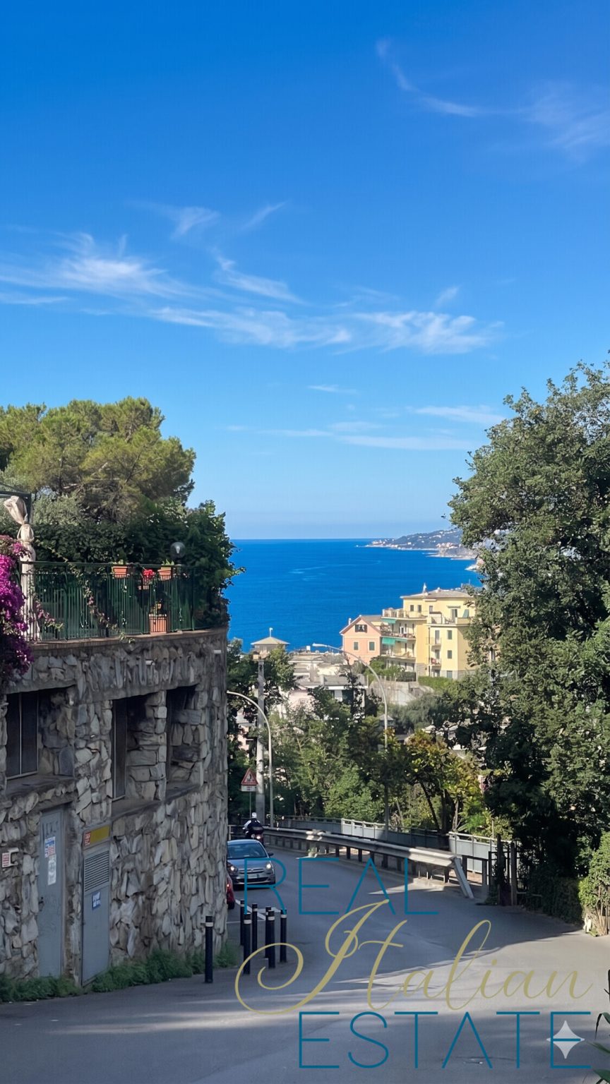 vista mare dalla strada nano b